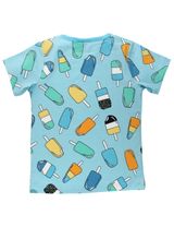 Villervalla T-Shirt Eis blau - 1