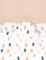 NINI Pantalon Carrés Beige - 1