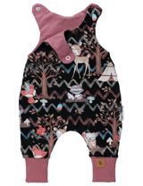 Land-Juwelen Strampler Waldtiere Handmade navy - 1