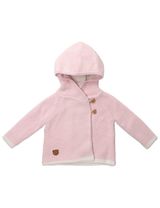 Rock A Bye Baby Boutique Strickjacke Strick Kapuze rosa - 0