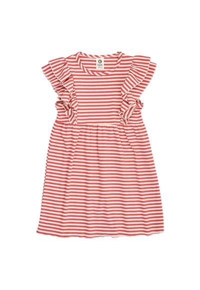 Green Cotton Kleid rot 122