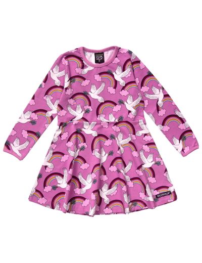 Kleid Regenbogen Peace