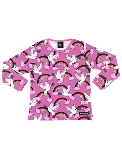 Langarmshirt Regenbogen Peace