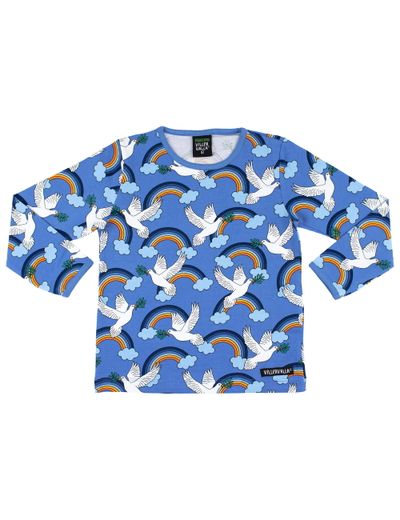 Langarmshirt Regenbogen Peace
