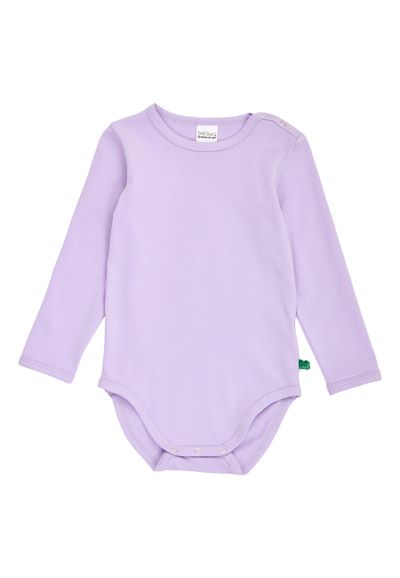 Green Cotton Langarmbody lila 80