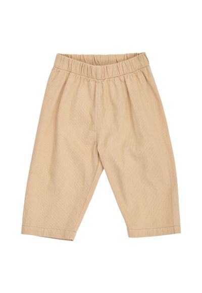 Green Cotton Babyhose braun 68