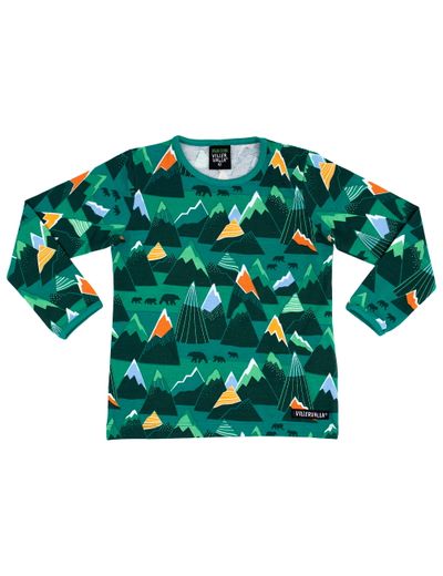 Langarmshirt Mountain