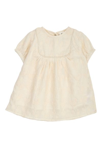 Green Cotton Babykleid