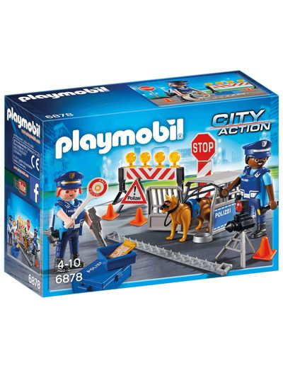 PLAYMOBIL® Polizei Straßensperre City Action