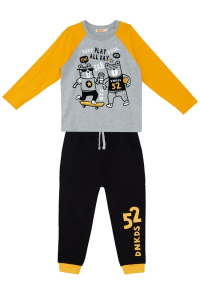 Denokids Play Allday T-Shirt & Pants Set Jungen
