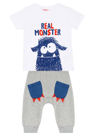 Denokids CFF-19Y1-185 Lake Monster Shorts Set Jungen