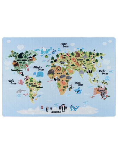 Teppich Weltkarte