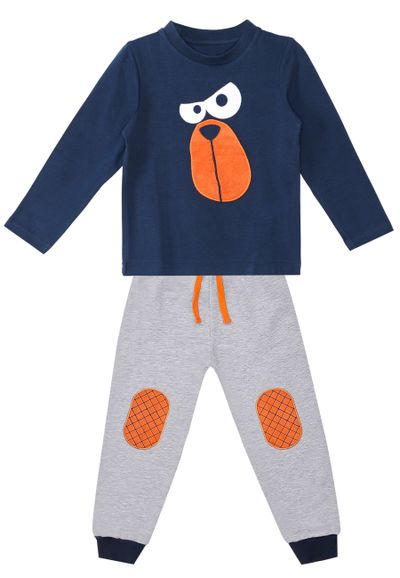 Denokids Print dunkelblau 98