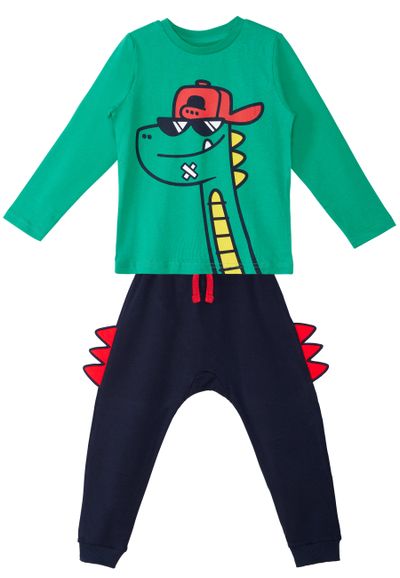 Denokids CFF-21S1-007 Dino T-Shirt & Pants Set Jungen