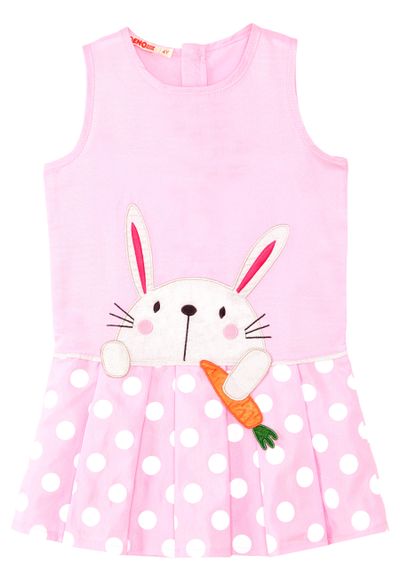 Denokids Gepunktet pink 116