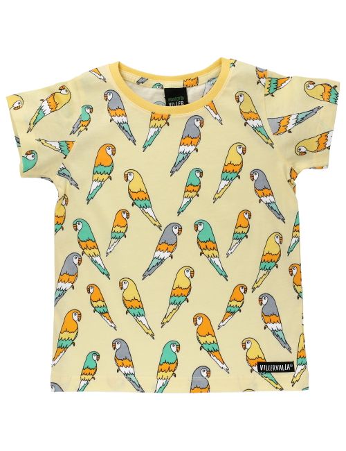 Villervalla T-Shirt Papagei gelb 92 (18-24 Monate)