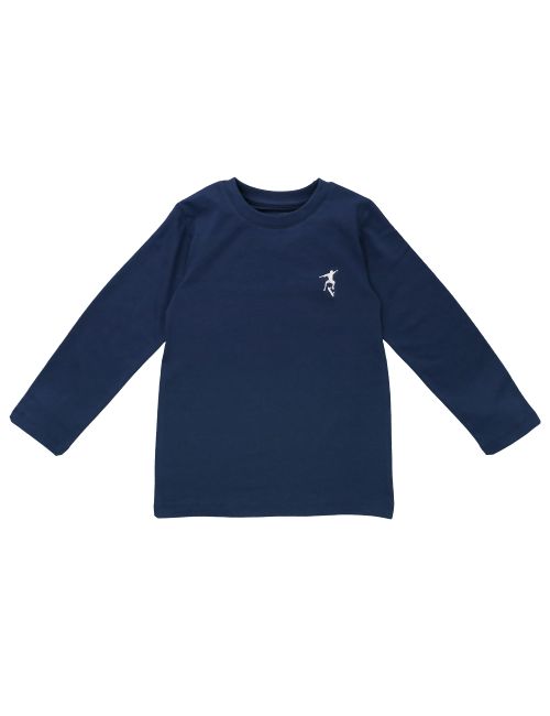 MaBu Kids Langarmshirt Skater navy
