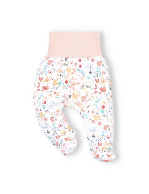 NINI Hose Floral weiß 56 (Neugeborene)