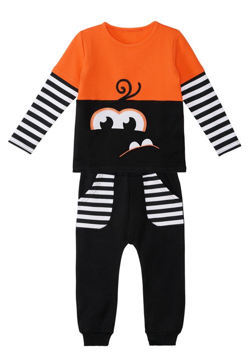 Denokids Monster Joe Tracking Suit orange 122