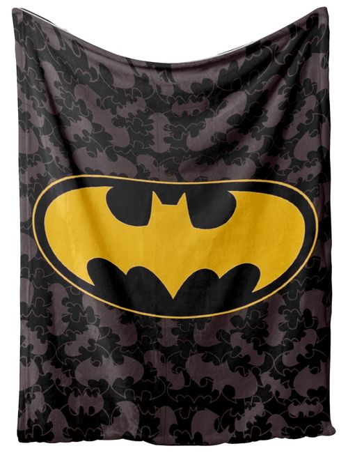 Warner Bros. Decke Batman Fleece 150x120 cm schwarz