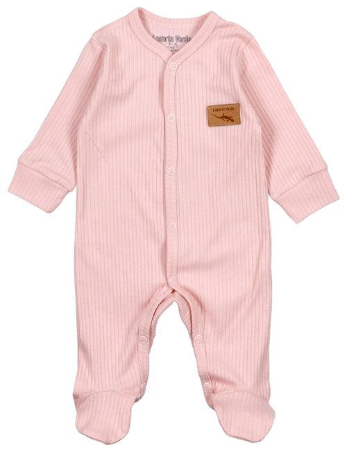 Lagarto Verde Strampler Eidechse Gerippt rosa 80 (9-12 Monate)