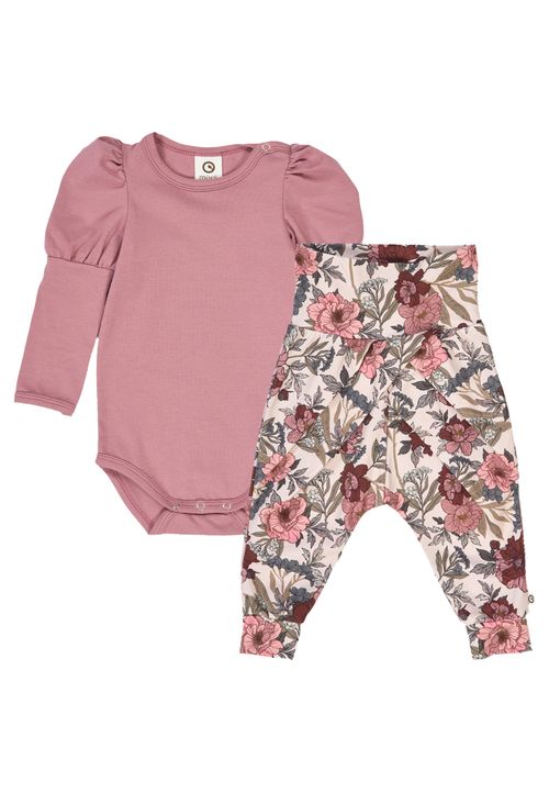 Müsli by Green Cotton Set Blumen rosa 56