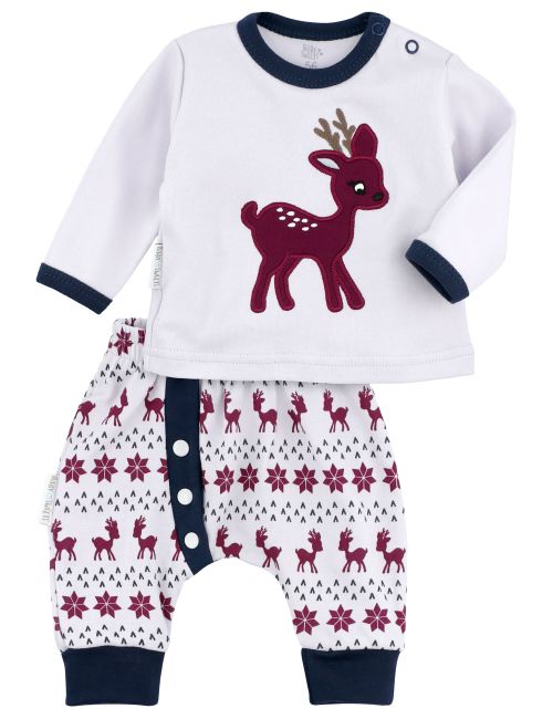 Baby Sweets 2 Teile Set Little Reindeer blau 0-3 Monate (62)