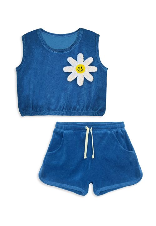 Denokids Unifarben blau 140