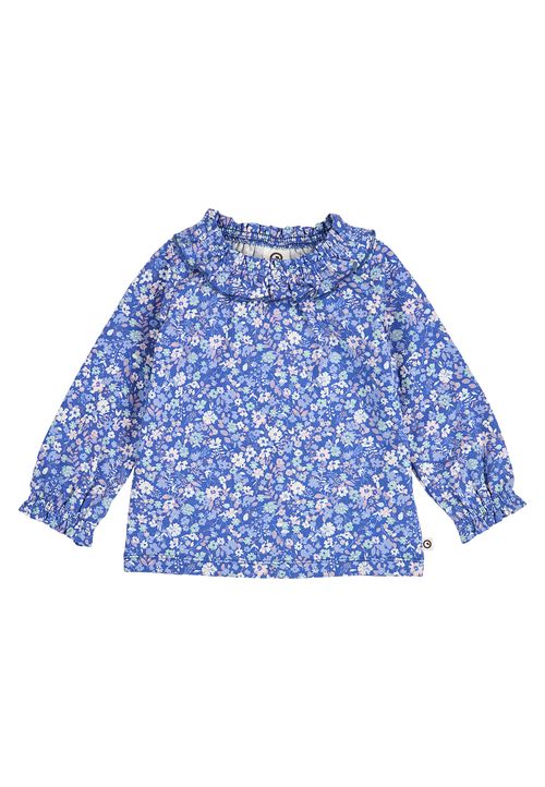 Green Cotton Baby Langarmshirt blau 74