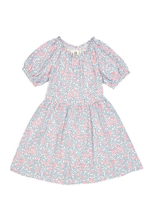 Müsli by Green Cotton Kleid Blumen weiß 98