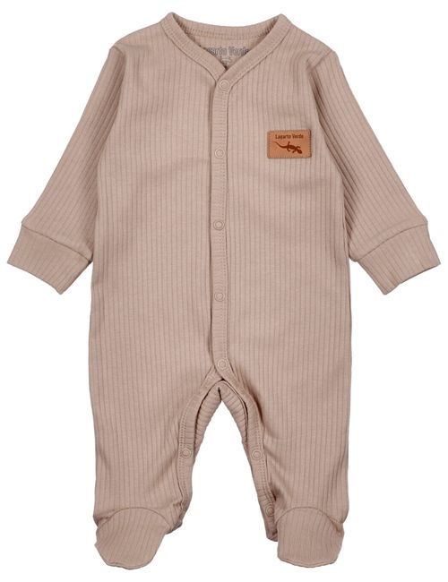 Lagarto Verde Strampler Eidechse Gerippt beige 80 (9-12 Monate)