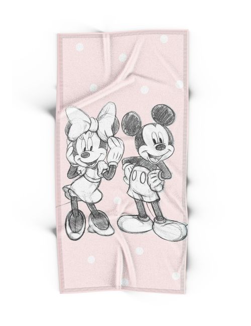 Disney Handtuch Mickey Mouse 70x140 cm rosa