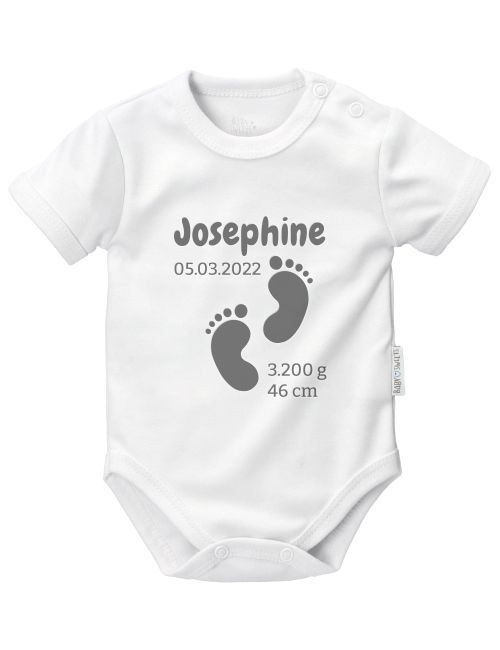 Baby Sweets Body Personalisierbar weiß 62 (0-3 Monate)