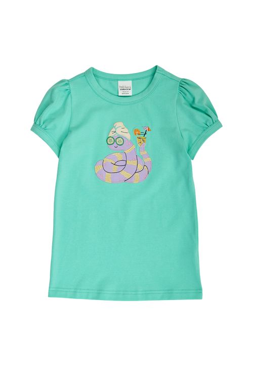 Green Cotton T-Shirt gruen 86