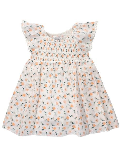 Rock A Bye Baby Boutique Kleid Blume creme 80 (9-12 Monate)