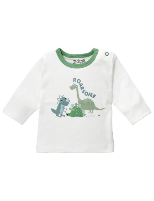 NINI Shirt Dino weiß 56 (Neugeborene)