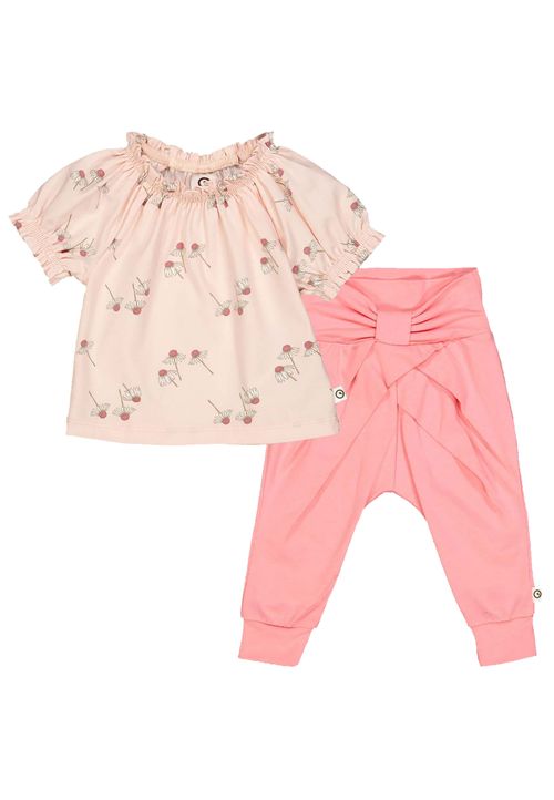 Müsli by Green Cotton Set Erstausstattung Unifarben rosa 80