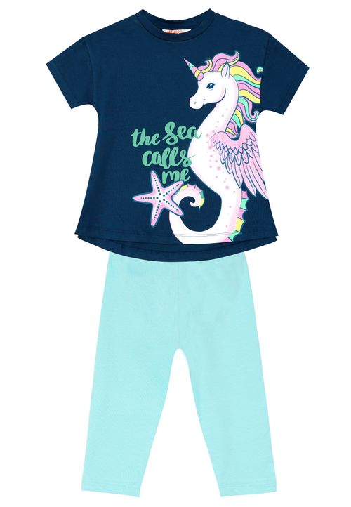 Denokids Print dunkelblau 98