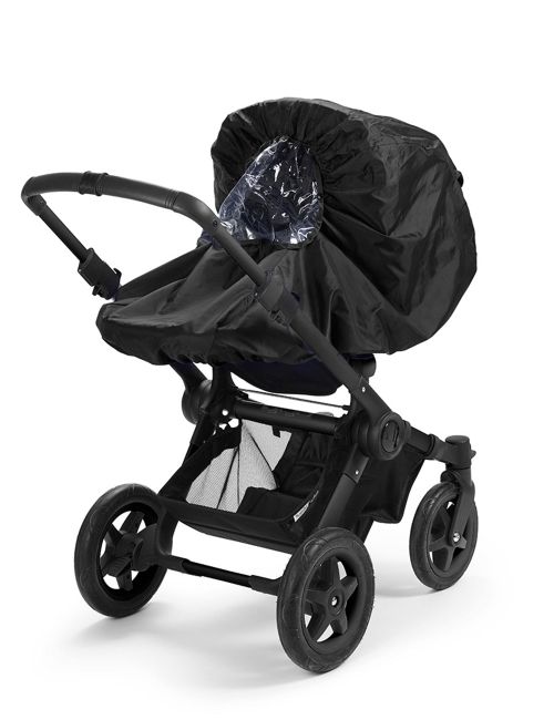 Elodie Details Kinderwagen Regenschutz Wind- und Wasserabweisend 100x105 cm Brilliant Black