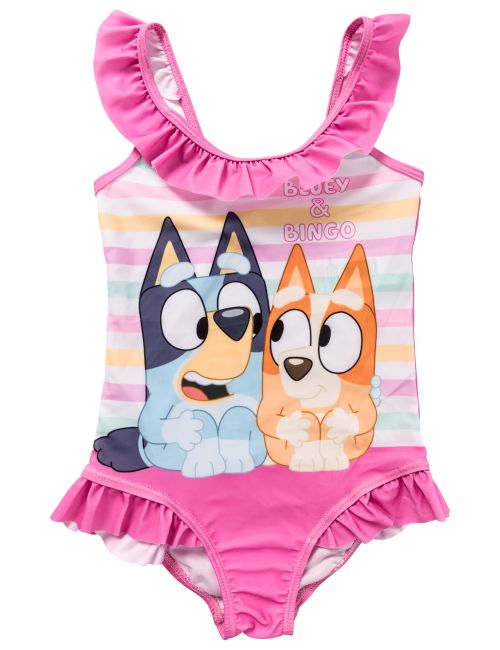 Bluey Maillot de bain Rayures Rose