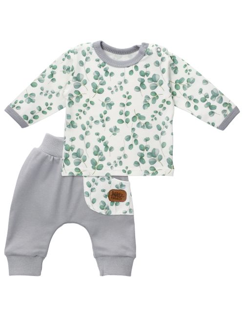 Baby Sweets 2 Teile Set Eukalyptus Lieblingsstücke weiß 80 (9-12 Monate)