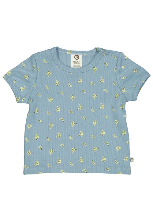 Müsli by Green Cotton Babyshirt Alloverprint blau 80