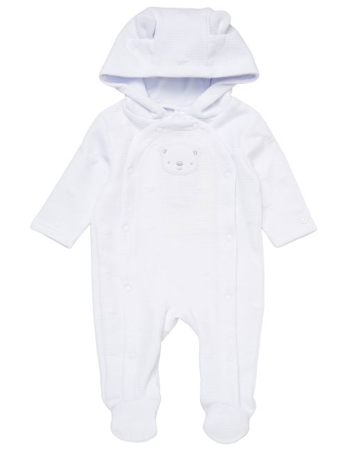 Rock A Bye Baby Boutique Combinaison Ours blanc Blanc