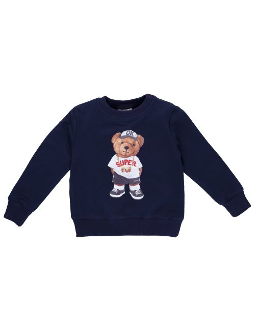 NINI Pullover Teddybär navy 92 (18-24 Monate)