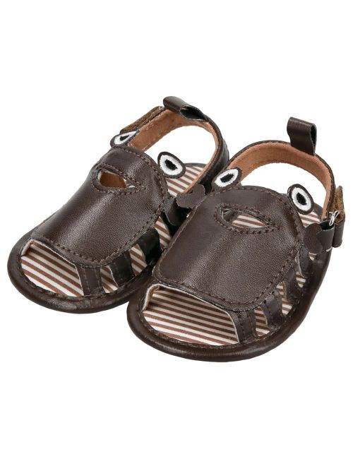 Rock a Bye Sandalen Krabbe Streifen braun 62/68 (0-6 Monate)