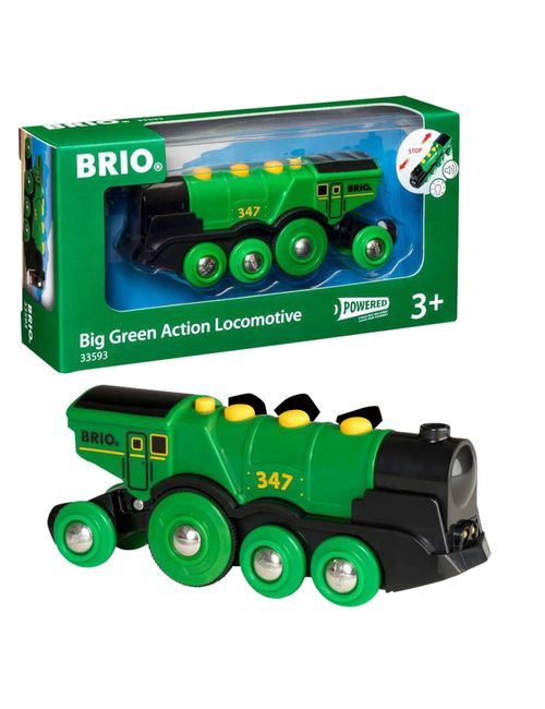 Brio Holzeisenbahn Grüner Gustav Batterielok World CE-zertifiziert 3,6x5x13,7 cm 3+ Jahre grün