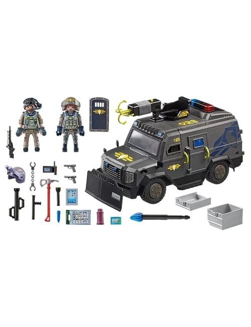 Playmobil 73 Teile PLAYMOBIL® SWAT Geländefahrzeug City Action 30,5x15,5x19 cm 5+ Jahre bunt