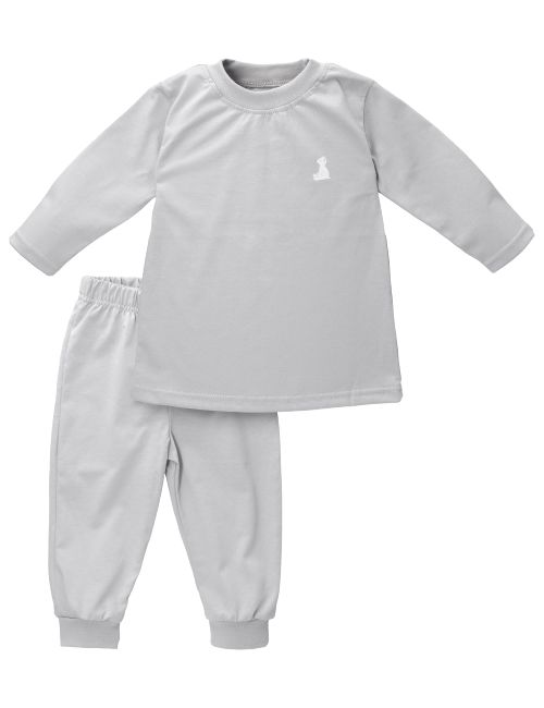 MaBu Kids 2 pièces Pyjama Ours blanc Bruno, l'ours polaire Gris clair 5-6A (116 cm)