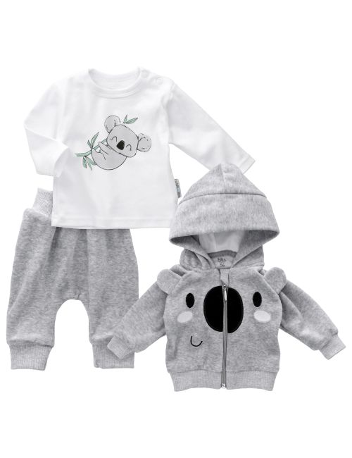 Baby Sweets 3 Teile Set Baby Koala weiß 80 (9-12 Monate)