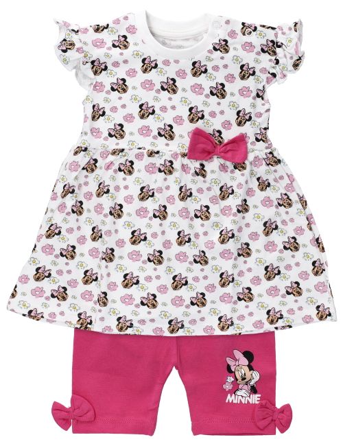 E Plus M 2 Teile Set Minnie Mouse Schleife pink 62 (0-3 Monate)